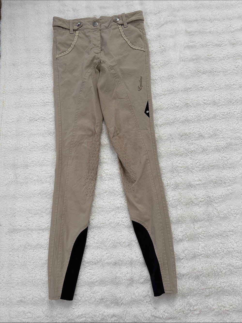 Beige equestrian-breaches Equiline